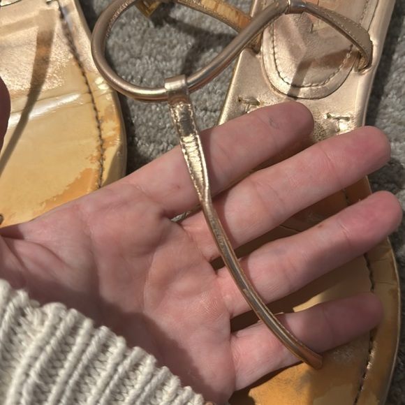 Prada Milano Sandals size 37! Great condition just discolored foot part - Picture 5 of 5